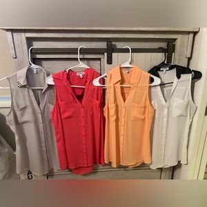 Express Portofino Sleeveless Shirts